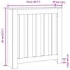Radiator Cover Concrete Gray 78 x 20 x 82 cm Particleboard
