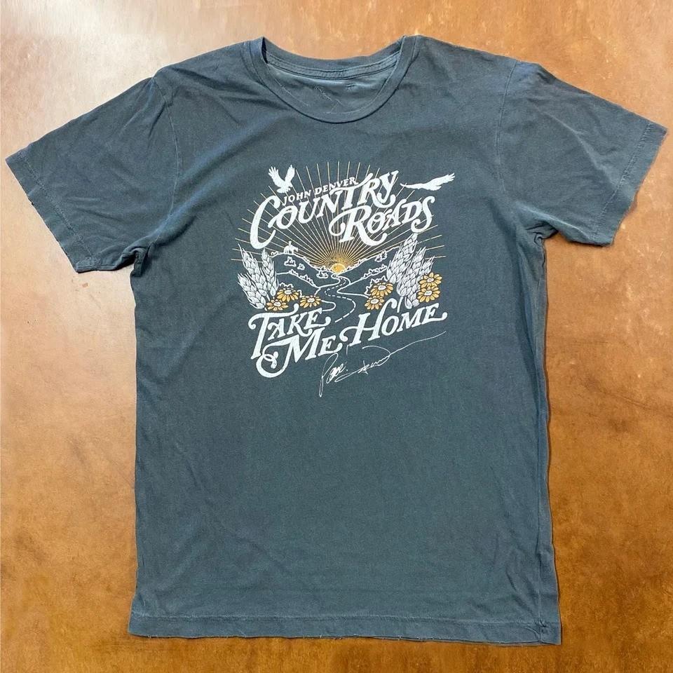

John Denver Country Roads Gift For Fan S to 5XL Tshirt Unisex T-Shirt S