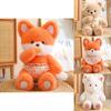 Cute Animal Fox Cat Bear Rabbit Plush Doll Stuffed Toy For Babies High Quality And Adorable