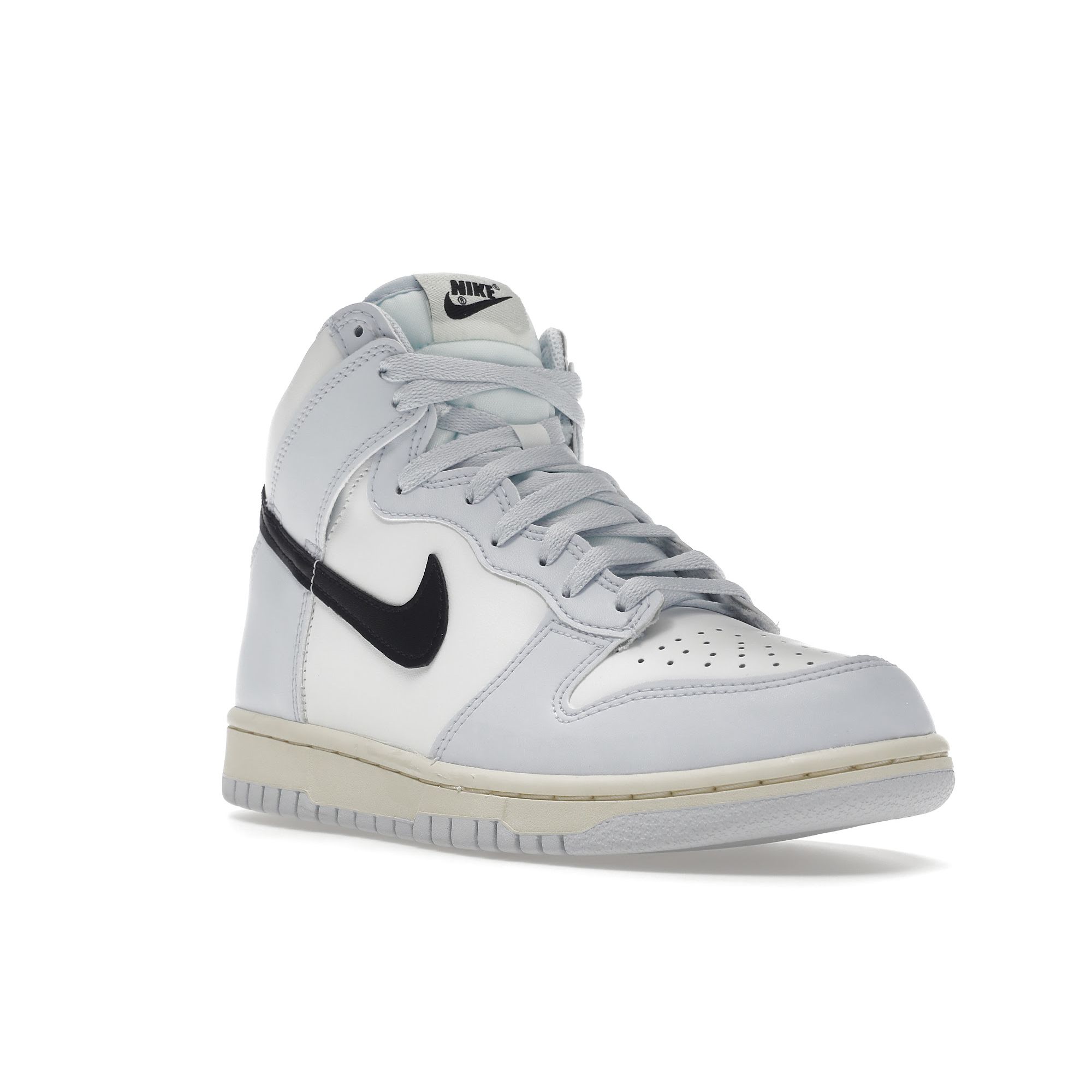 Кроссовки Nike Dunk High GS Football Grey Black White Summit-White Coconut-Milk — фото 3