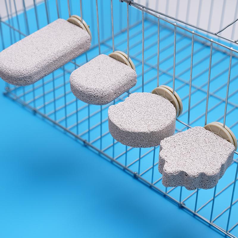 Creative Ice Cream Shaped Parrot Stand Pole Matte Finish Bird Platform with Tooth & Claw Grinding Stick Pet Supplies for Parrots