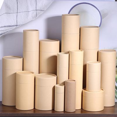 1 Pieza Caja de Embalaje Tubo para Botella de Aceite Esencial Cartón Kraft Tubos Redondos Contenedores de Papel Kraft Adecuado - Larga Vida Útil