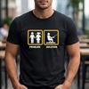 Funny Fishing Problem Solution T Shirt Fisherman Humor Lover Vintage Washed Top For Everyday Wear Homme Unisex Soft Casual