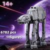 2026 Classic Review Film and Television Game Series 6782pcs Building Blocks AT-AT Bricks Suitable for Birthday Gifts Ornaments