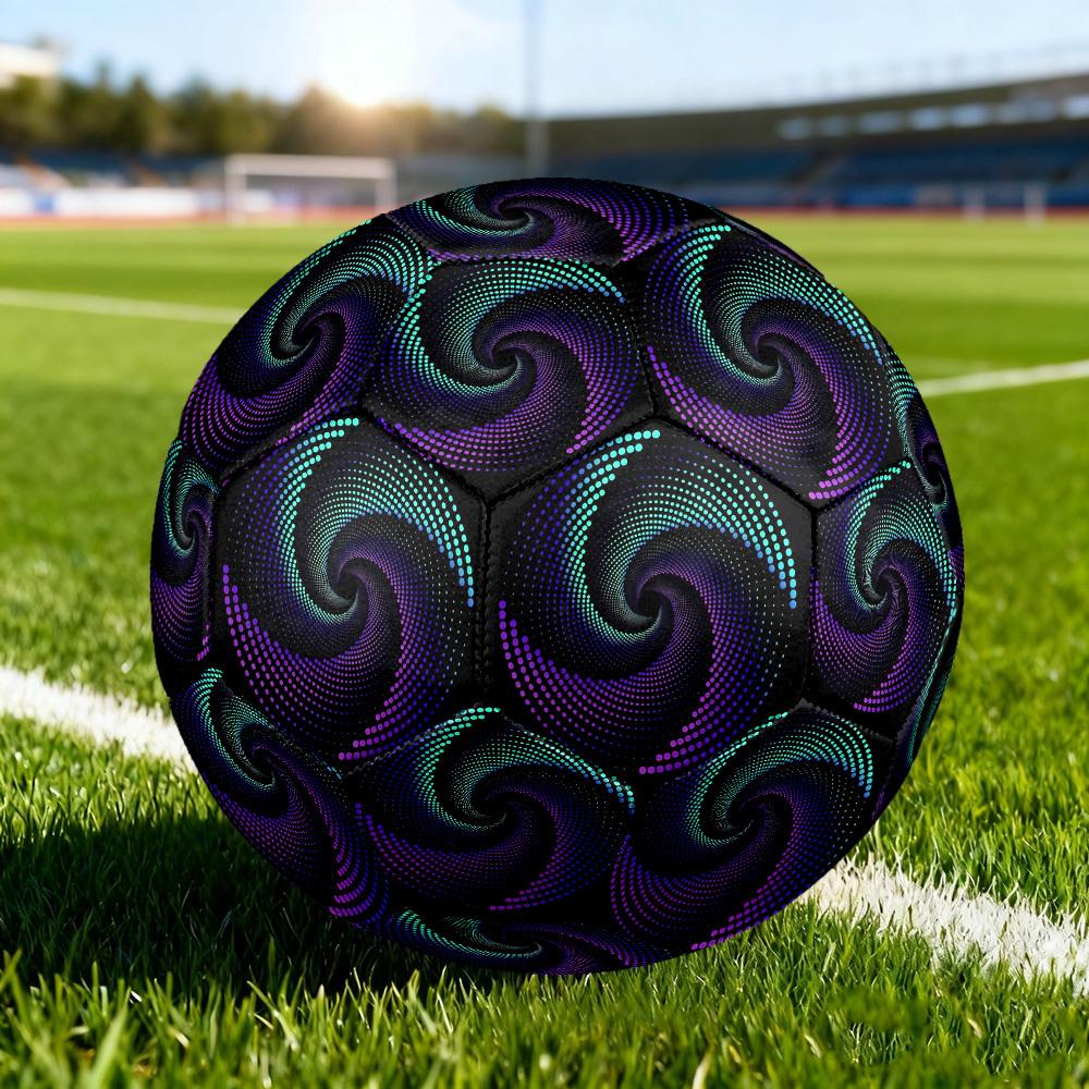 1 pz Pallone da Calcio Vortex Lights Misura 5 Professionale Partita Allenamento Calcio Sportivo Indoor & Outdoor Leggero Durevole c65103