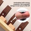 1PCS Wooden Piano Key Wall Hook - No Drill Entryway Coat Rack, Wall Mounted Shelf for Hallway Organizer, Solid Wood Door Hanger