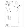 Lampa Wisząca Arenio 3 G9 Czarny  Lumilo 08.459.93