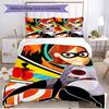 3pcs Duvet Cover Set (1*Duvet Cover + 2*Pillowcase, Without Core), Incredibles Print Soft All‑Season Bedding Set, Home Bedroom Decor Gift