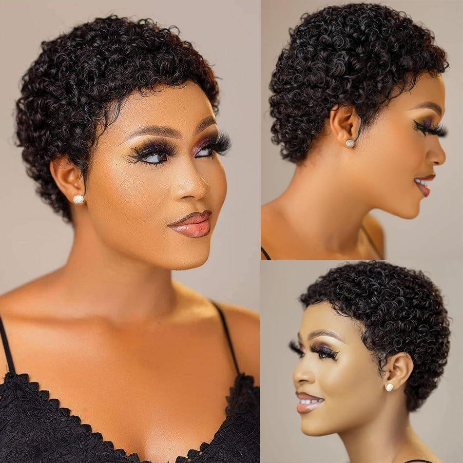 African Curl Fairy Short Synthetic Wig Curly Hair For Black Women Fashionable European Style Curly Hairpiece Perfect For Every Occasion