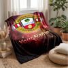 Southampton FC Benutzerdefinierter Name Text Flanelldecke Fußball Logo Personalisierte Fleece-Kuscheldecke Besonderes Geschenk für Sofa Schlafzimmer Zuhause