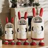 Cute Rabbit Ear Trash Can for Home, Bedroom, Living Room, or Coffee Shop