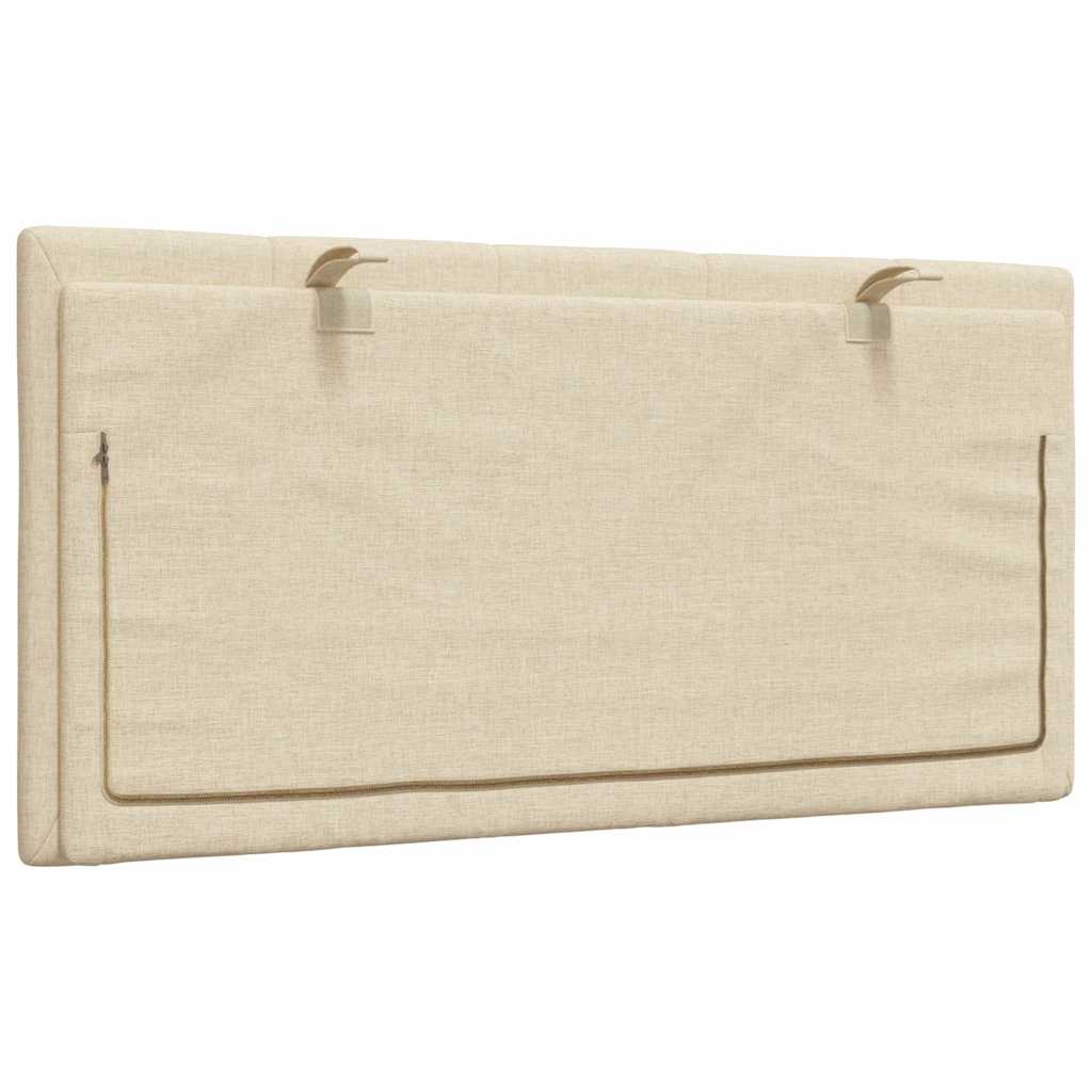 Headboard Cushion Hanko Cream 100 cm Fabric