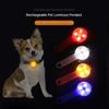 Collari per cani anti smarrimento ciondolo impermeabile di sicurezza LED lampeggiante luce USB ricaricabile LED ciondolo luce per cani gatti animali domestici