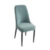 Seat Cover Jacquard Chair Cover Dustproof Kitchen Chair Protector Elastic Arc Chair Cover  Office