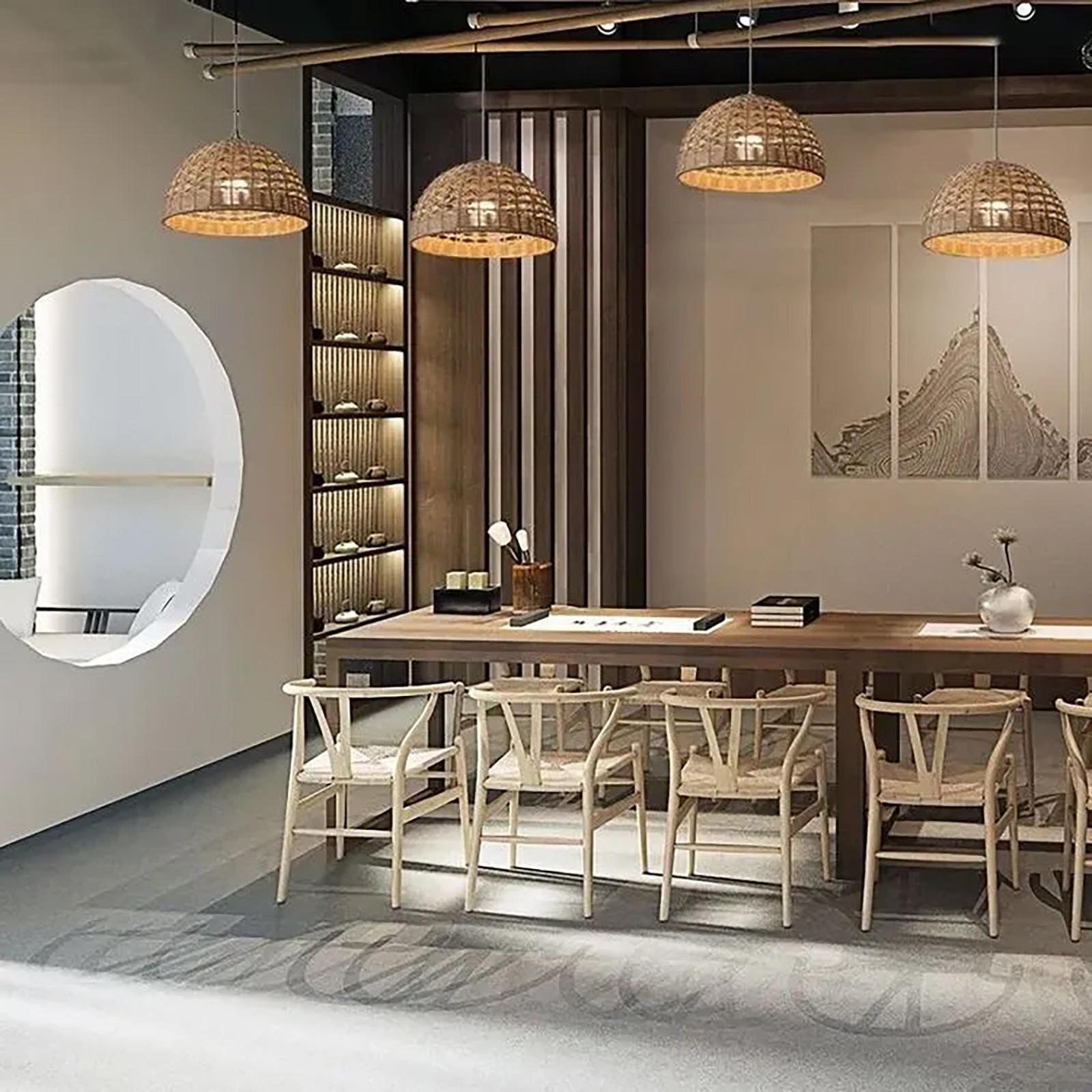 Абажур из виноградной лозы — фото 4