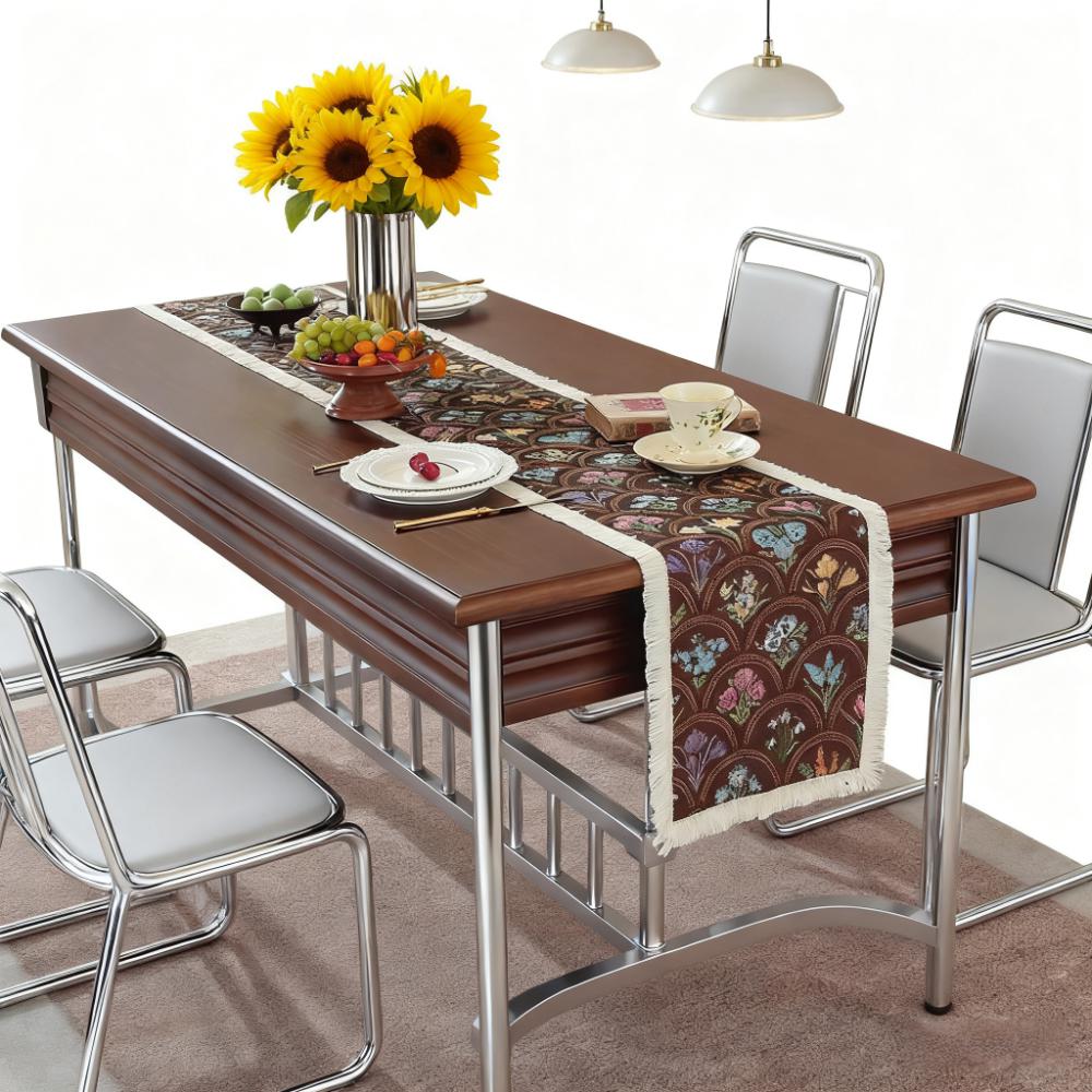 Jídelní stůl TV stolek Konferenční stolek Severský Bavlna Len Běhoun na stůl