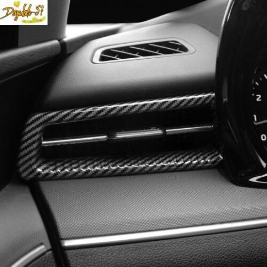 Carbon Fiber ABS Left & Right Air Outlet Vent Cover Decor For Kia K5 -