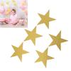 50PCS Glitter Star Paper Cutouts Double Sided   Decoration Cutouts Paper Wall Decor for Bulletin Board Classroom Wedding Party