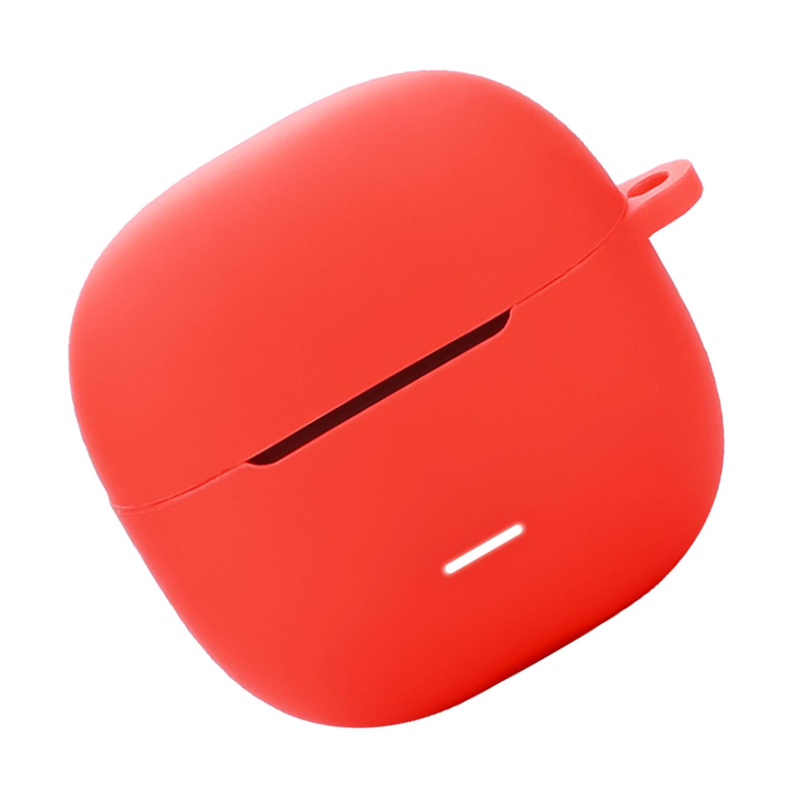 

Силиконовый чехол для беспроводных наушников Redmi Buds 6 lite, водонепроницаемый чехол для наушников, корпус, устойчивый к царапинам красный