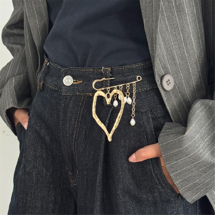 Dateless Heart Anstecknadel für Damen Herren Zarter Schmuck Geschenk für Weihnachten Verlobung Freundschaft Andenken
