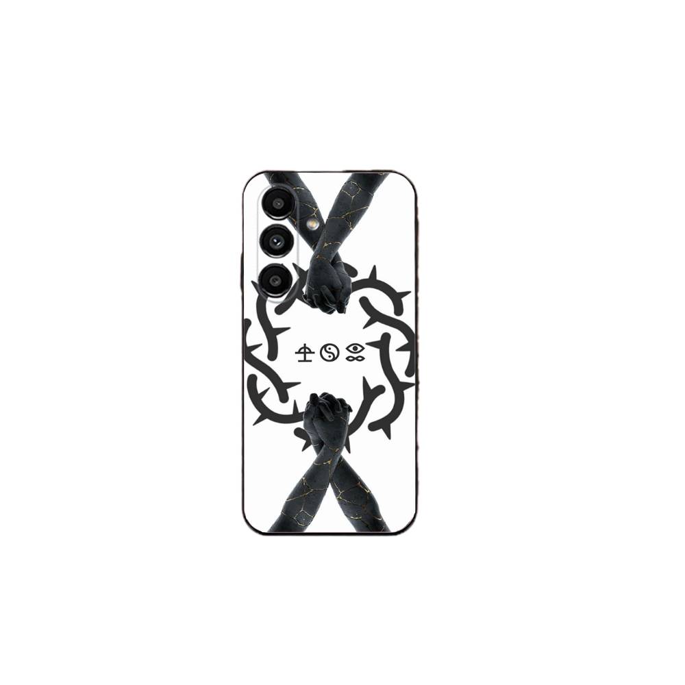Band O-Omems Phone Case For Samsung S25,S24,S21,S22,S23,S30,Ultra,S20,Plus,Fe,Lite,Note,10,9,5G Black Soft Shell