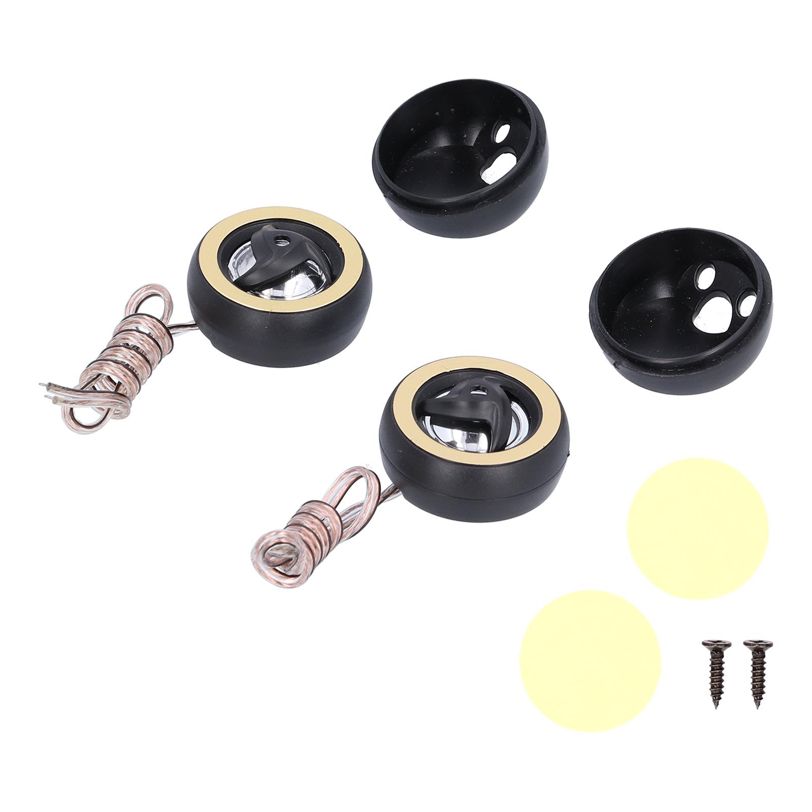 

2 шт. Купольный твитер динамик 12 В 800 Вт Высокая эффективность 92 дБ Громкий чистый звук Универсальный для автомобиля