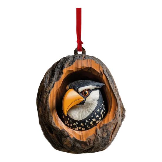 Christmas Animal Ornament Cartoon Forest Animal Hanging Decoration 2D Flat Acrylic Pendant