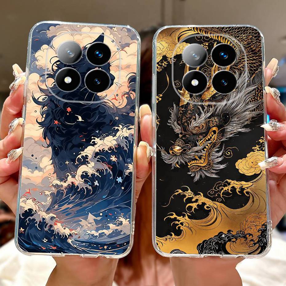 Fashion Painting Case For Xiaomi Redmi Note 14 Pro+ Soft Silicone TPU Phone Cases For Redmi Note14 Pro Plus 5G Covers Bumpers