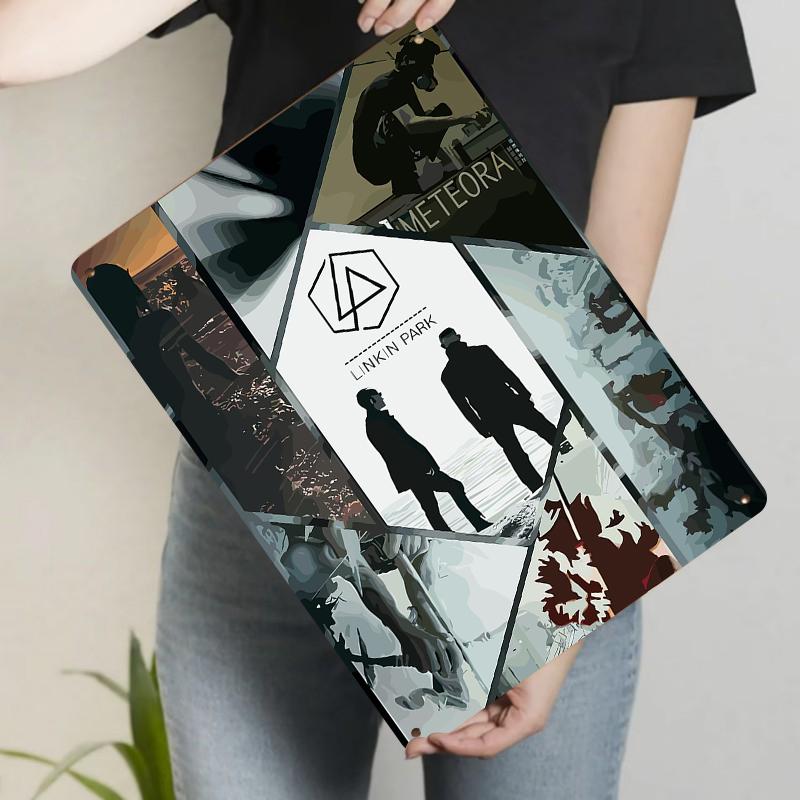 Linkin Park Meteora Copertina Album Segno Personalizzato in Latta Metallica Decorazione Casa Poster Gruppo Musicale Arte da Parete