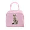 Funny 3D Cats Portable Lunch Bag Durable Office Women Men Thermal Box Cartoon Lunch Handbags Cooler Insulated Food Lunch Bags