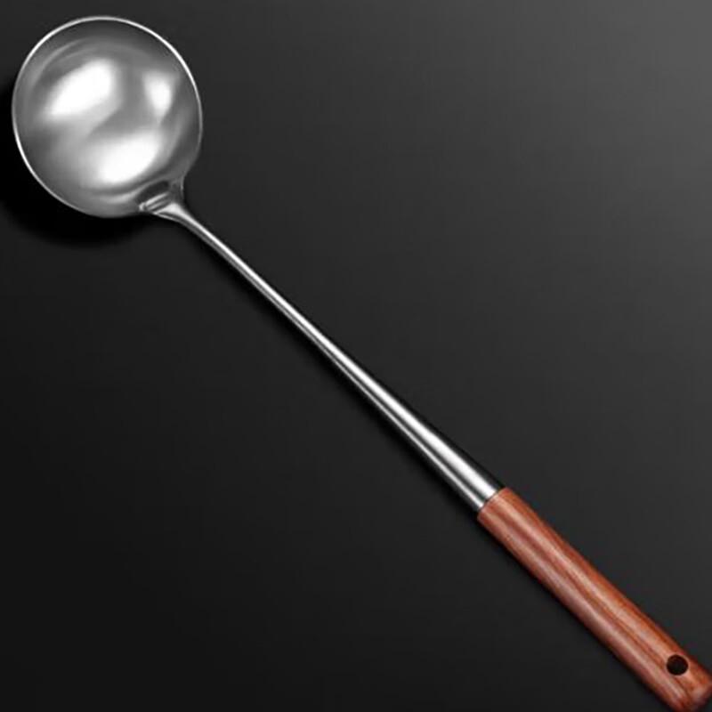 

JingJingRS304 Stainless Steel Ladle with Rosewood Handle
