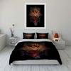 Led Zeppelin Winged Emblem Design Bedding Duvet Cover Set Duvet Cover Pillowcases  (1*Duvet Cover 2*Pillowcases, without duvet insert)