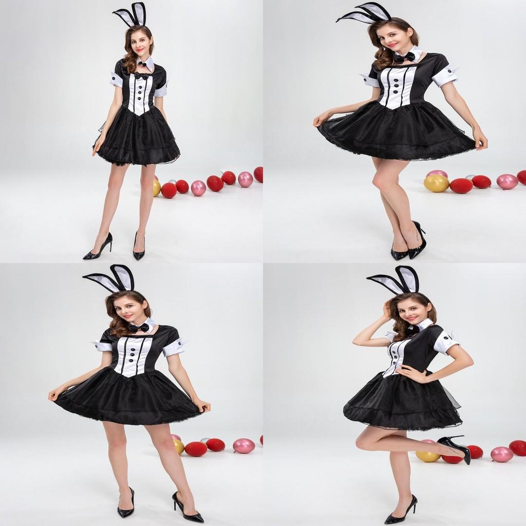 Cute Rabbit Costume For Halloween And Easter Featuring Cozy Polyester Fabric Ideal For Cosplay