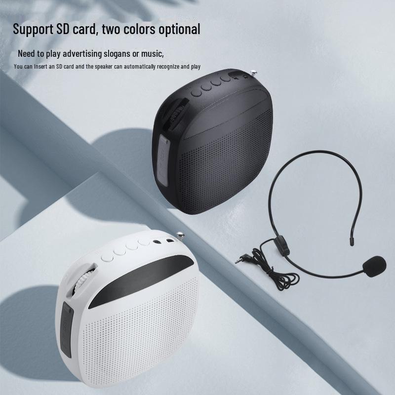 Alto-falante Sem Fio Portátil Little Bee com Microfone de Lapela para Professores e Eventos de Dança