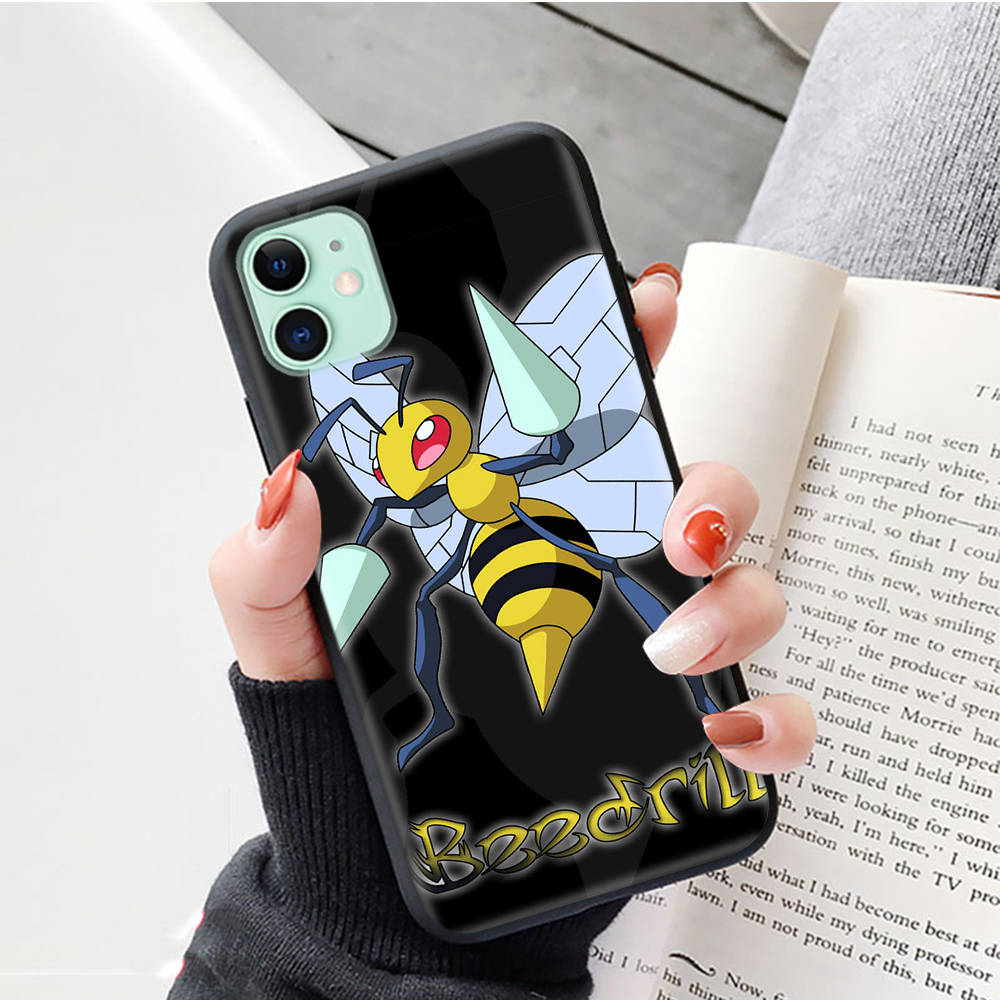 Black Case for Samsung Note 20 Lite S24 Ultra S23 A03 A05 A06 A11 A71 A15 A16 A13 A24 A25 A33 A52 A53 A50 M55 M35 Plus P-35 Cute Pokemons Pikachus