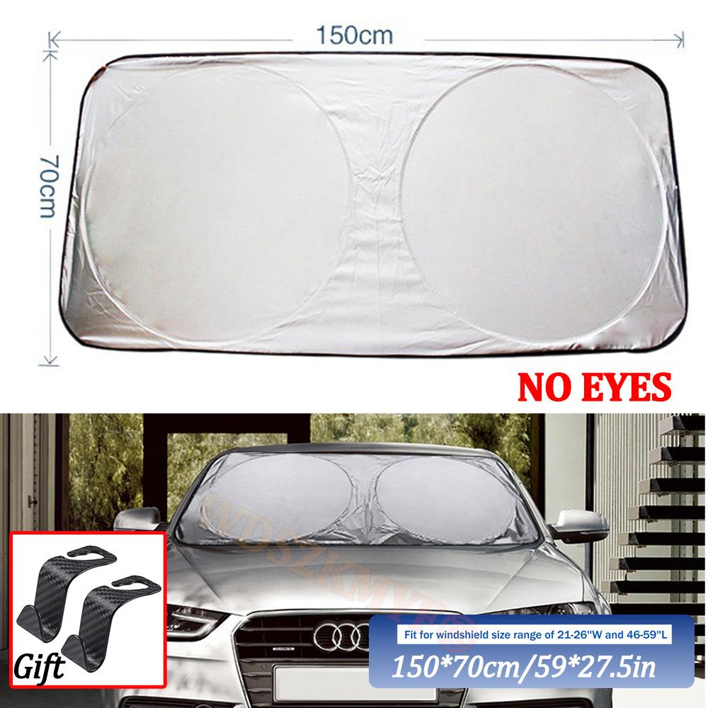 

Devil s eye Car Solar Protection 4 Colors Eyes Heated Windshield Sunshade Car Window Windscreen Cover Sun Shade Auto Free Gift
