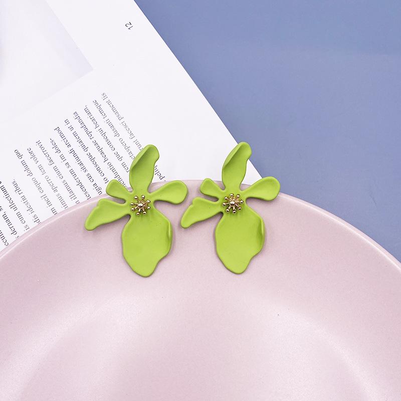 Серьги-гвоздики из серебра S925 с авокадо, серьги-цветы в ретро-стиле, свежие зеленые серьги, милые серьги цвета матча