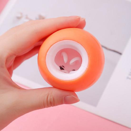 1/3/6/12 Stück Pop-Up Hase Karotte Quetschspielzeug Angstlinderung Poppender Hase Käse Fidget Spielzeug Langsam aufsteigend Entspannung Stressball Osterkorb Füllmaterial