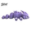 Seamless 3D Printed Figure Dragon Figurine with Movable Joints Durable Stress Relief Toy Exquisite Details Ornament Cute Mini Desktop Decoration