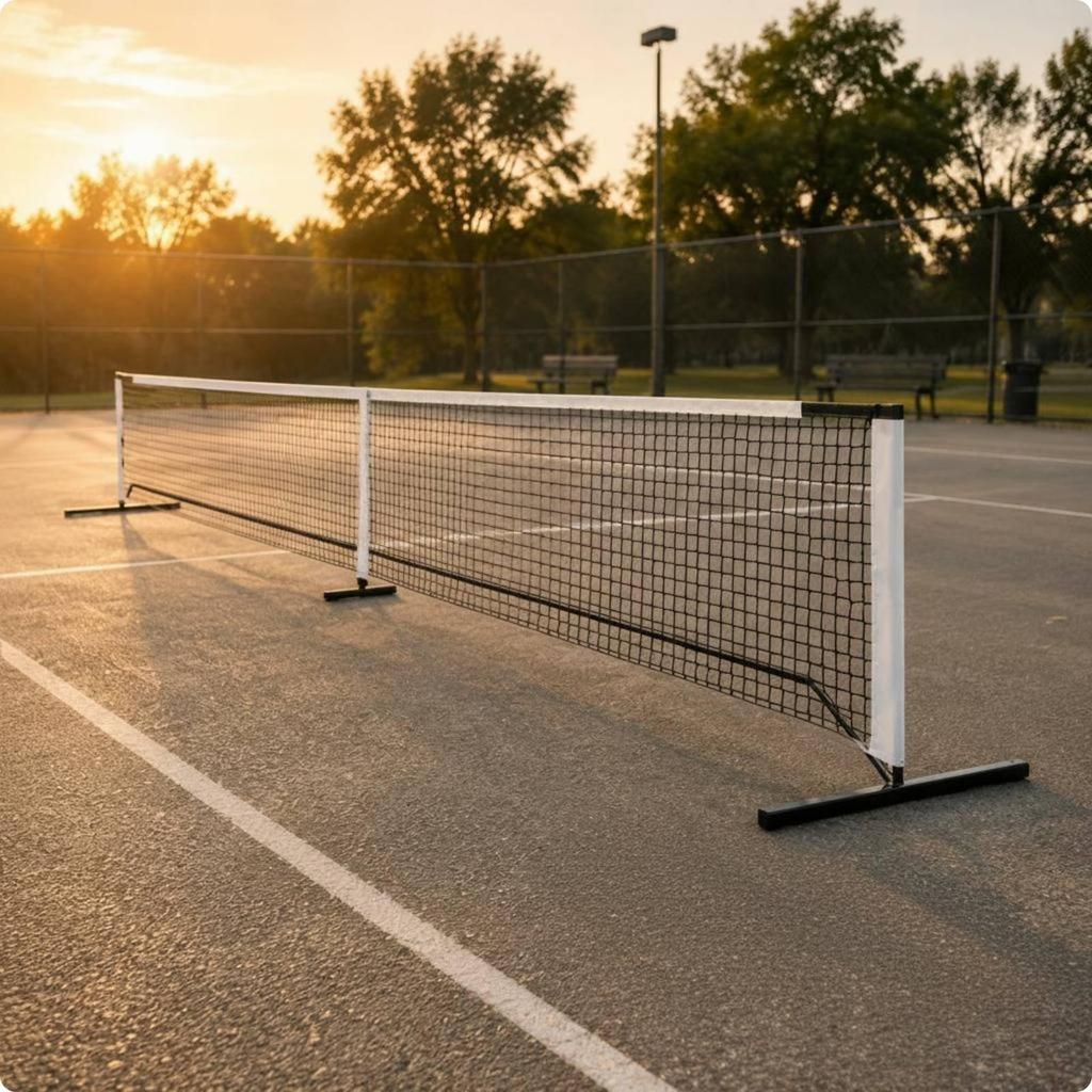 Portable Pickleball Net Easy to Install Sports Equipment Long-Lasting Steel