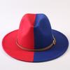 Popular European and American Classic Double-color Wide-brimmed Top Hat Men's and Women's Fashion OL Style Cowboy Hat Jazz Hat