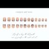 Elegant 3D Floral Design Press On Nail Breathable Lightweighted ABS Long Lasting Wear For Office Event