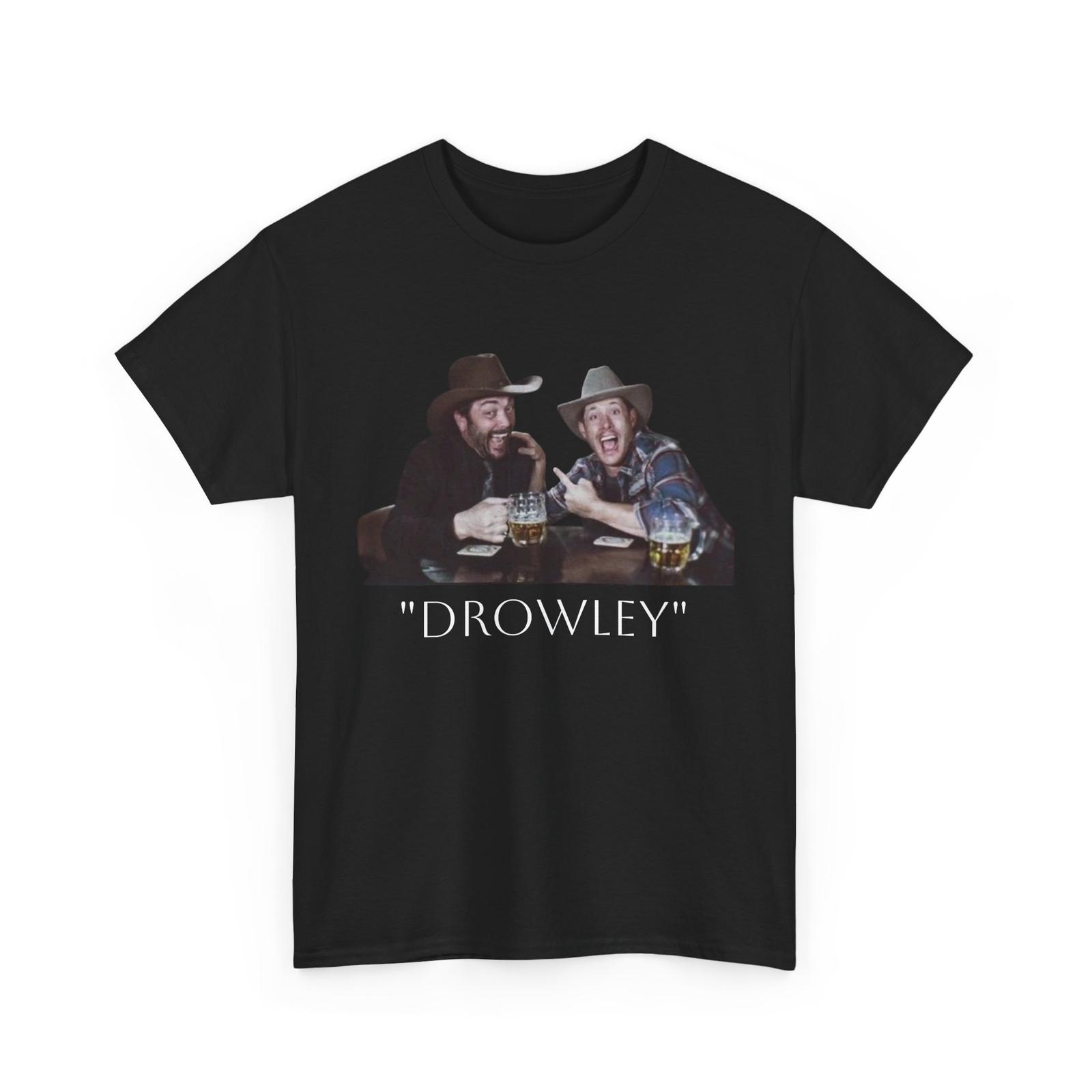 Supernatural Bromance Drowley T-shirt Unisex Tee Crowley and Dean Fan Shirt XXXXL