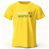 Unisexs Music World Printed Tshirt Cotton Oversized Classic Funny Graphic Tees For Unisex Unisex Summer Tops