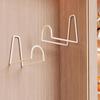 1Pc Adhesive Cap Storage Rack Wall Mount No Drilling Damage Free Hat Organizer for Bedroom Entryway Dorm Use
