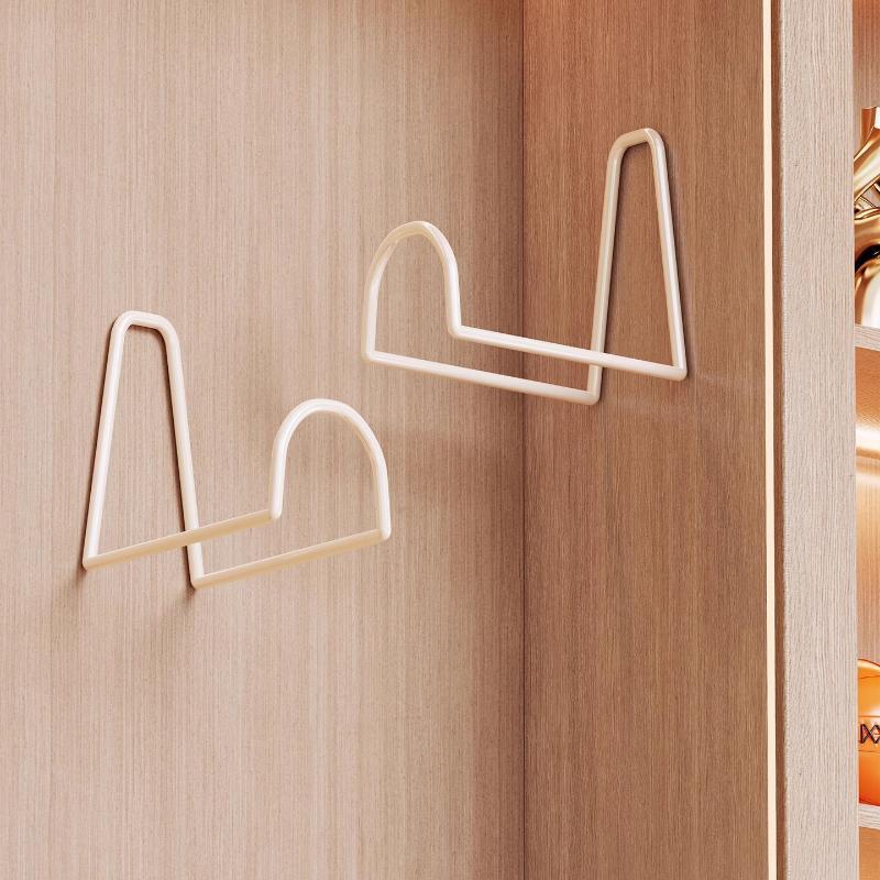 1Pc Adhesive Cap Storage Rack Wall Mount No Drilling Damage Free Hat Organizer for Bedroom Entryway Dorm Use