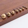 10Pcs Upholstery Nails Solid Brass Retro Studs Thumb Tacks Furniture Fastener Vintage Decor Sofa Door 6/8/10/12Mm Head 22Mm Long
