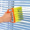 Window Blind Duster Cleaning Brush Non-Slip Handle 7 Finger Air Conditioner Vent Cleaning Scrubber Mini Blinds Washable Tool