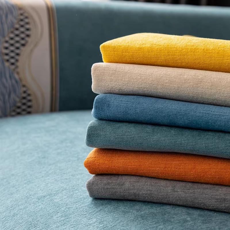 Herringbone Chenille Sofa Cushion Covers Anti-Cat Scratch Non-Slip Winter Couch Protector Cover for Sofa Living Room 1 Piece