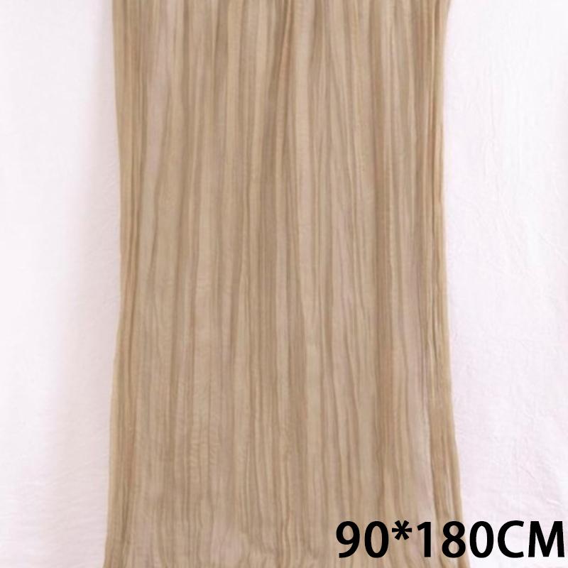 Cheesecloth Table Runner Gauze Tablecloth Semi-Sheer Crinkle Table Cover Boho-style table runner 180*90/90*340cm